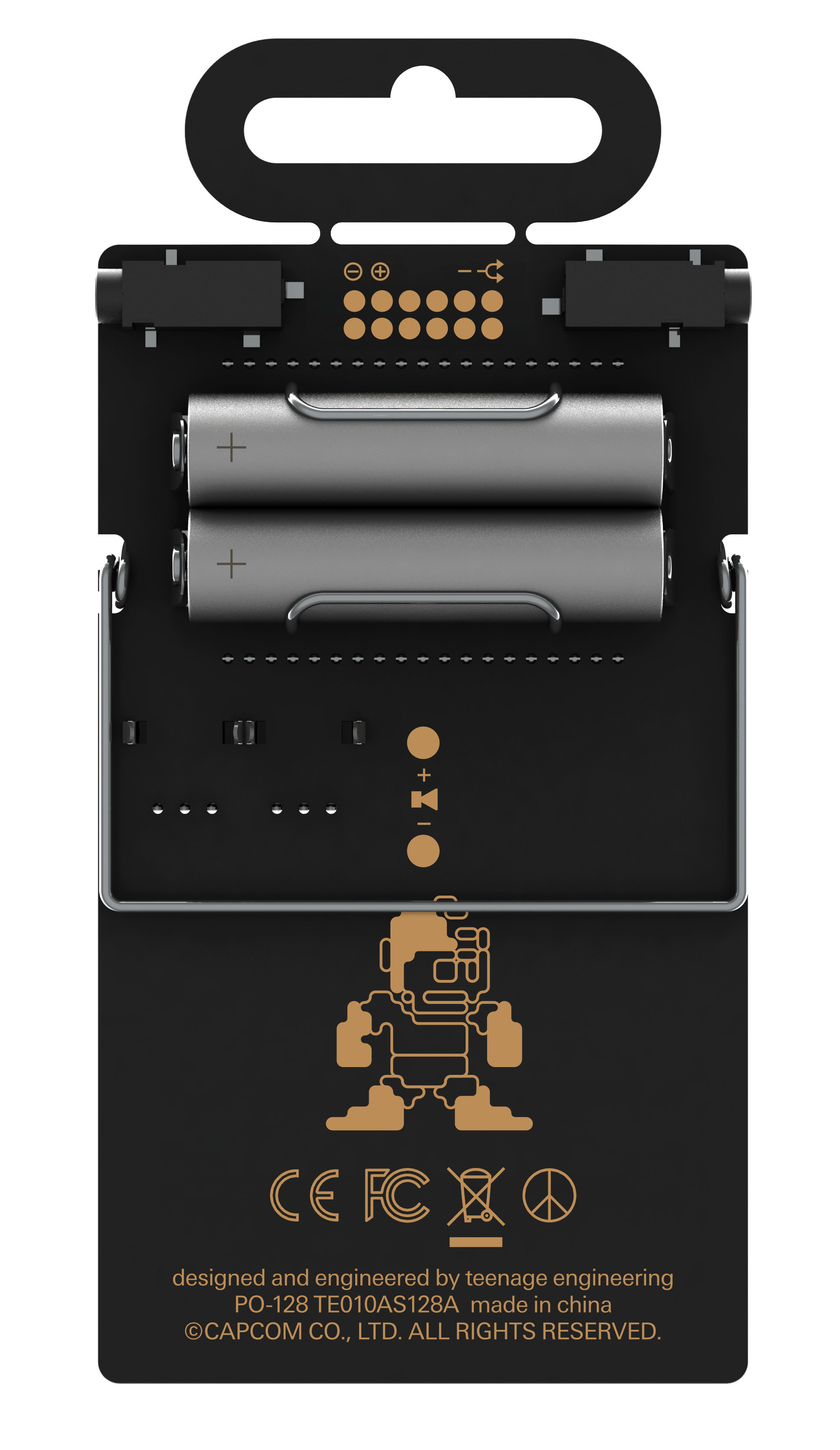 Teenage Engineering PO-128 Mega Man : PO-128 Mega Man Rear