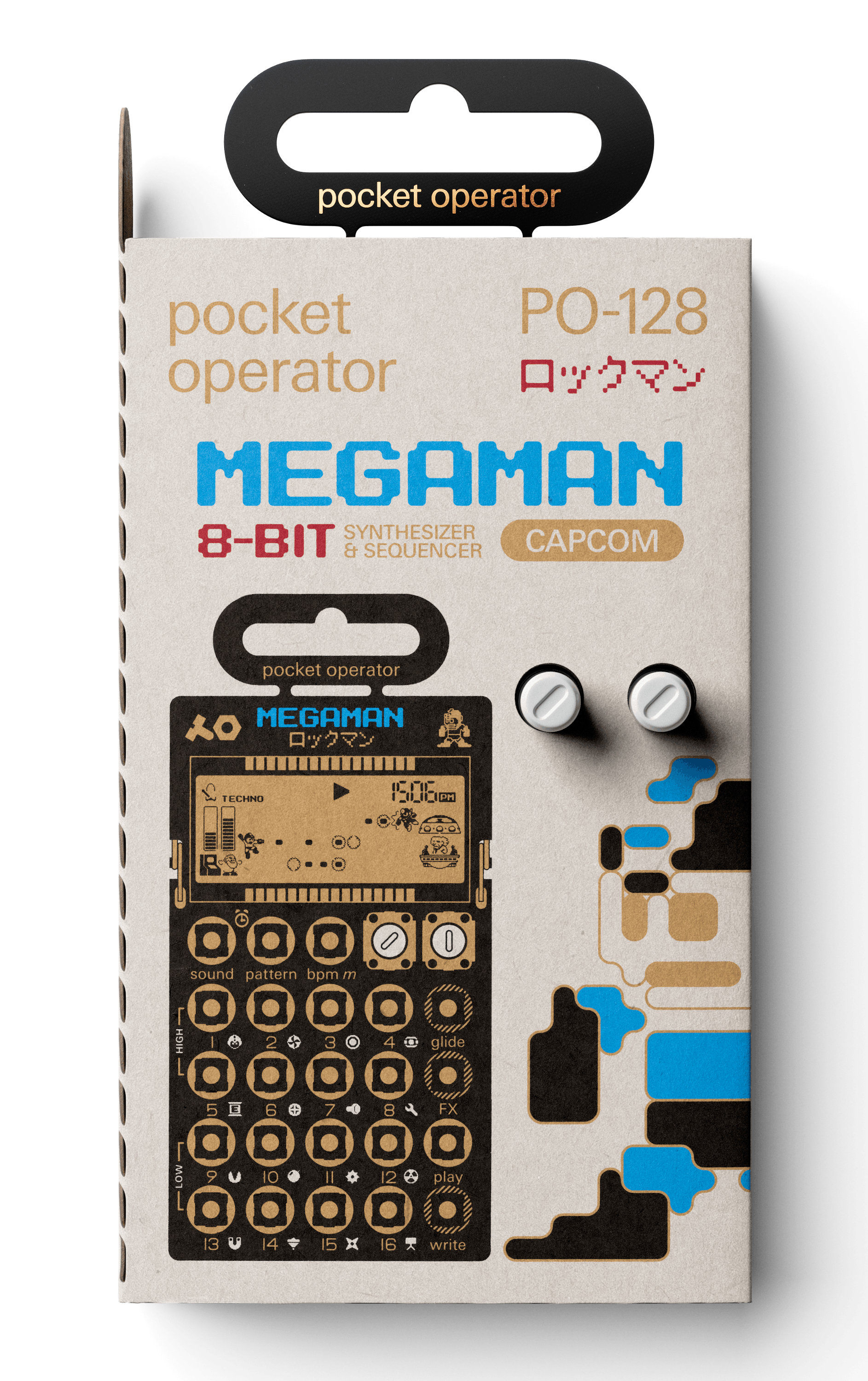 Teenage Engineering PO-128 Mega Man : PO-128 Mega Man Box