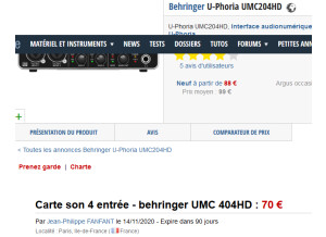 Screenshot_2020-11-14 Carte son 4 entrée - behringer UMC 404HD (Ile-de-France)