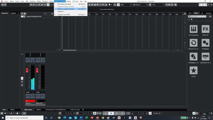 creation d'un espace de travail dédié aux inserts creation d'un espace de travail dédié aux inserts