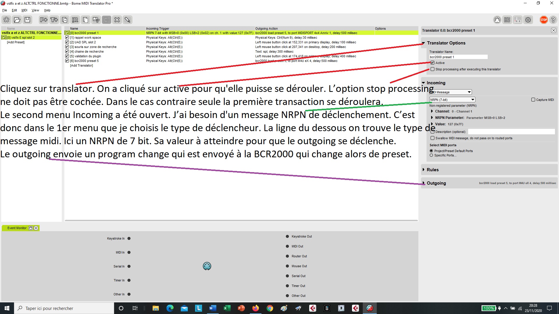 les zones d entrée expliquées
