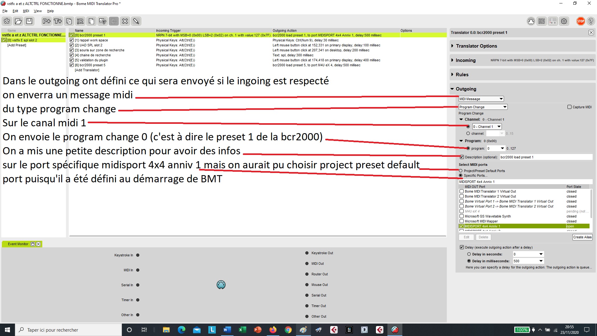 definition du outgoing