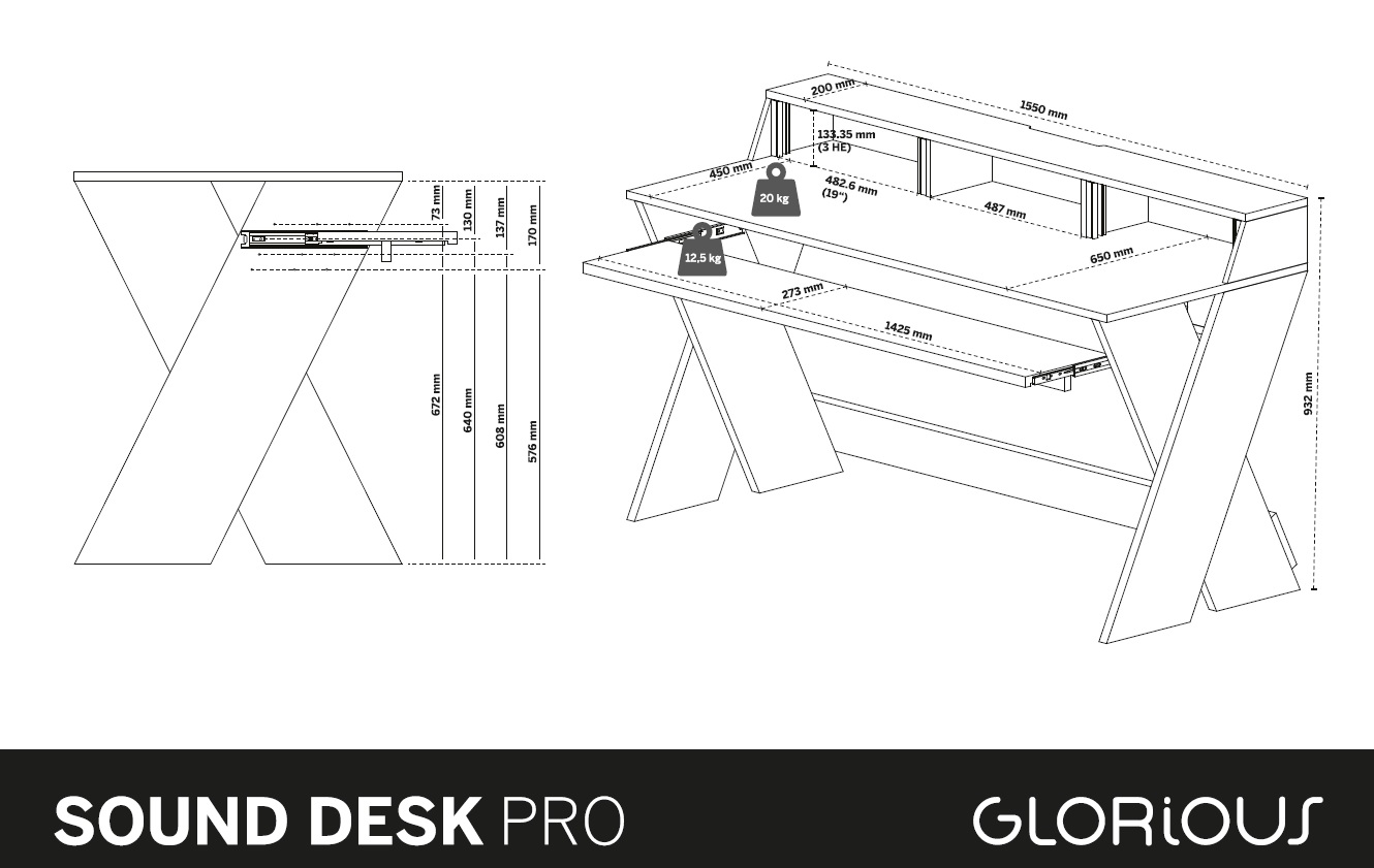 Glorious DJ Sound Desk Pro