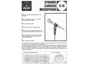 Telefunken Elektroakustik D19C