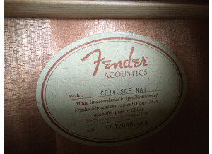 Fender CF-140SCE