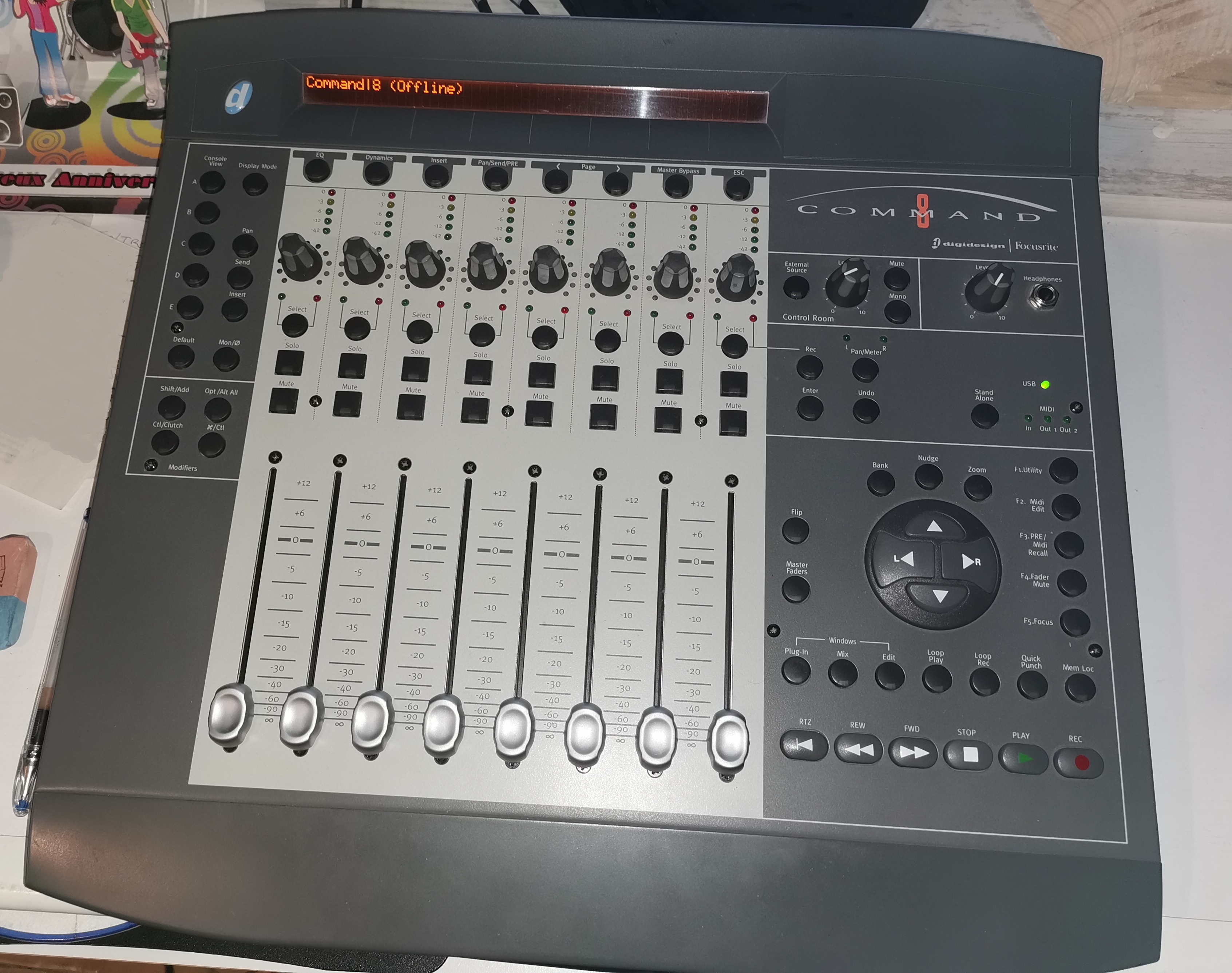 Vends digidesign 002 rack et command 8