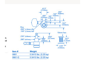 Schaller M6 Locking Tuners (50590)