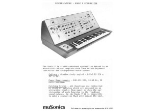 Moog Music MuSonics Sonic V