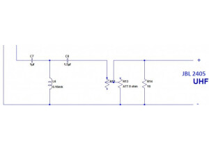 JBL 2405 18dB/oct