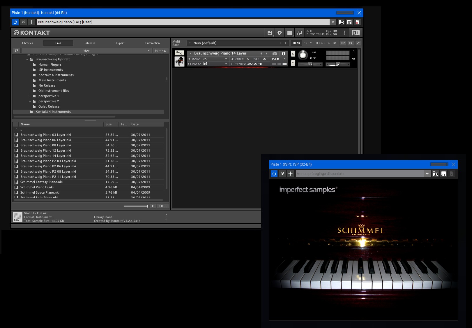 Imperfect Samples Braunschweig Upright Piano