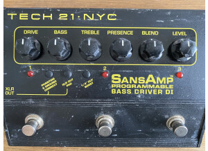 Tech 21 SansAmp Bass Driver DI Programmable (36626)