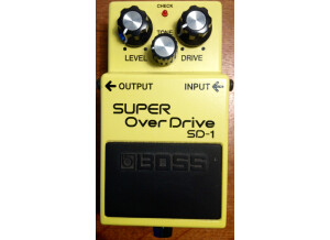 Boss SD-1 SUPER OverDrive - Tubescreamer on steroids mod (88213)