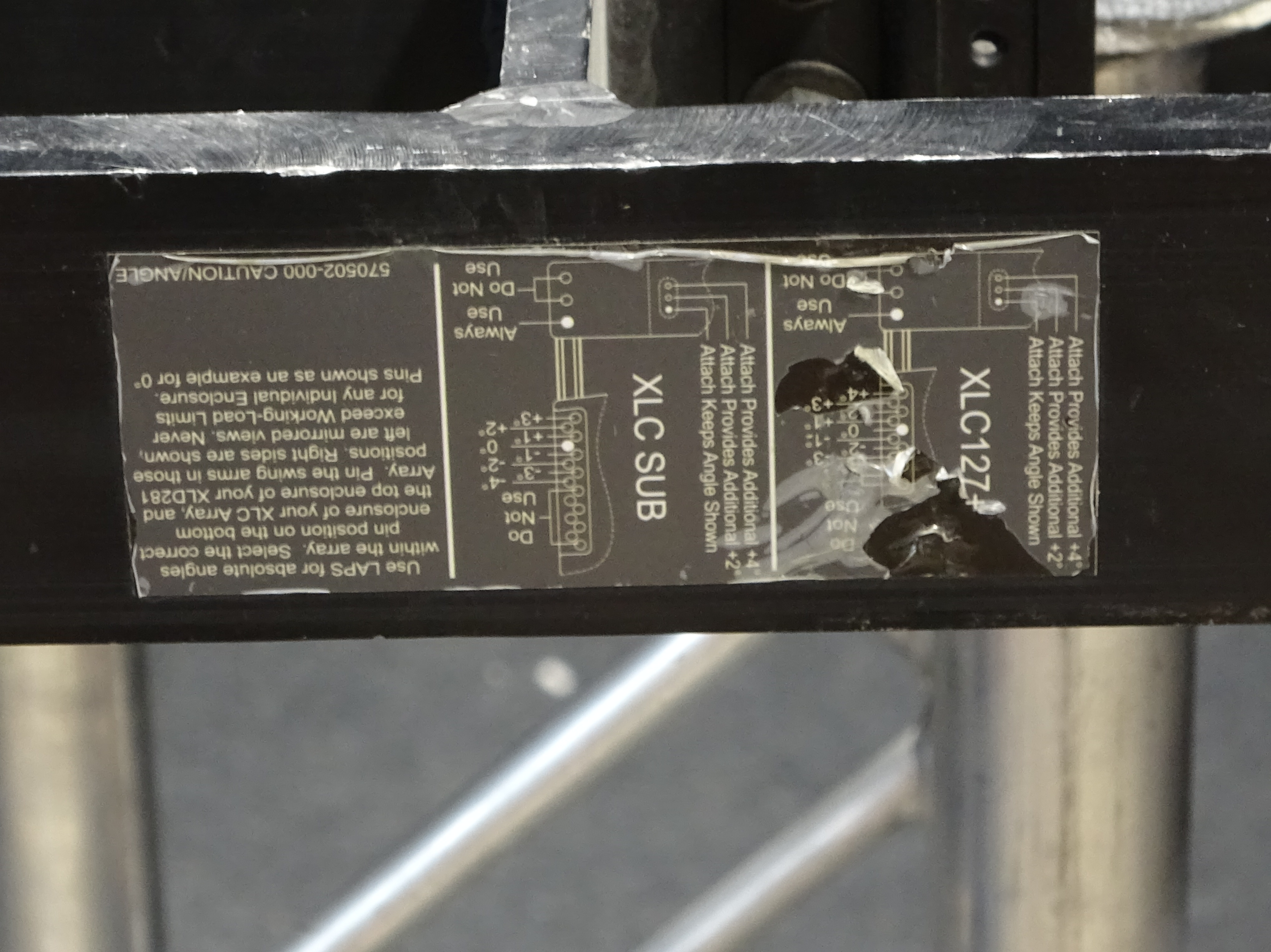 Vende kit bumper pour ElectroVoice XLC / XLD