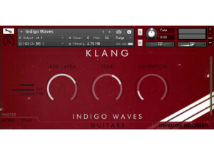 Cinematique Instruments Klang Indigo Waves