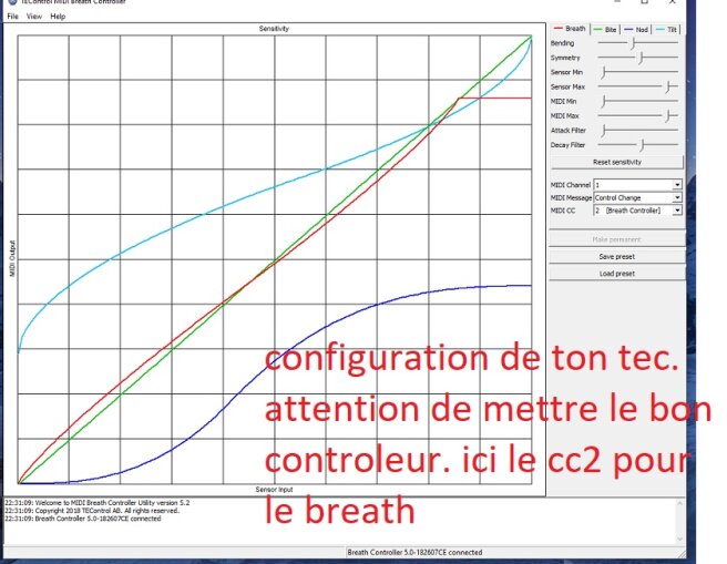 ici on choisit le canal et surtout le cc qui corespond à la commande voulue... ici le breath contrrol cc2 ici on choisit le canal et surtout le cc qui corespond à la commande voulue... ici le breath contrrol cc2