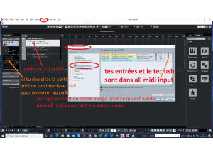 configuration studio midi