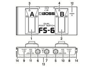 Boss FS-6 Dual Footswitch (96919)