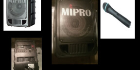 Enceinte sans fil sur batterie professionnelle Mipro MA 705,   ultra polyvalentes (Club, discothèque, bar, restaurants, théâtre