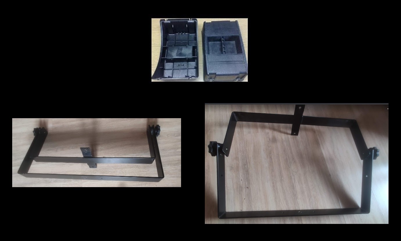 Accessoires Bose 802 ( Fixation pont structure pied, capot/couvercle/transport/protection enceinte Bose 802, permet le transpor