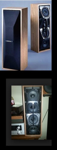 Enceinte Bose 402 w (bois) vide comprenant filtre et connectiques intégrées, voir photo (vendu sans les hauts parleurs ni grill