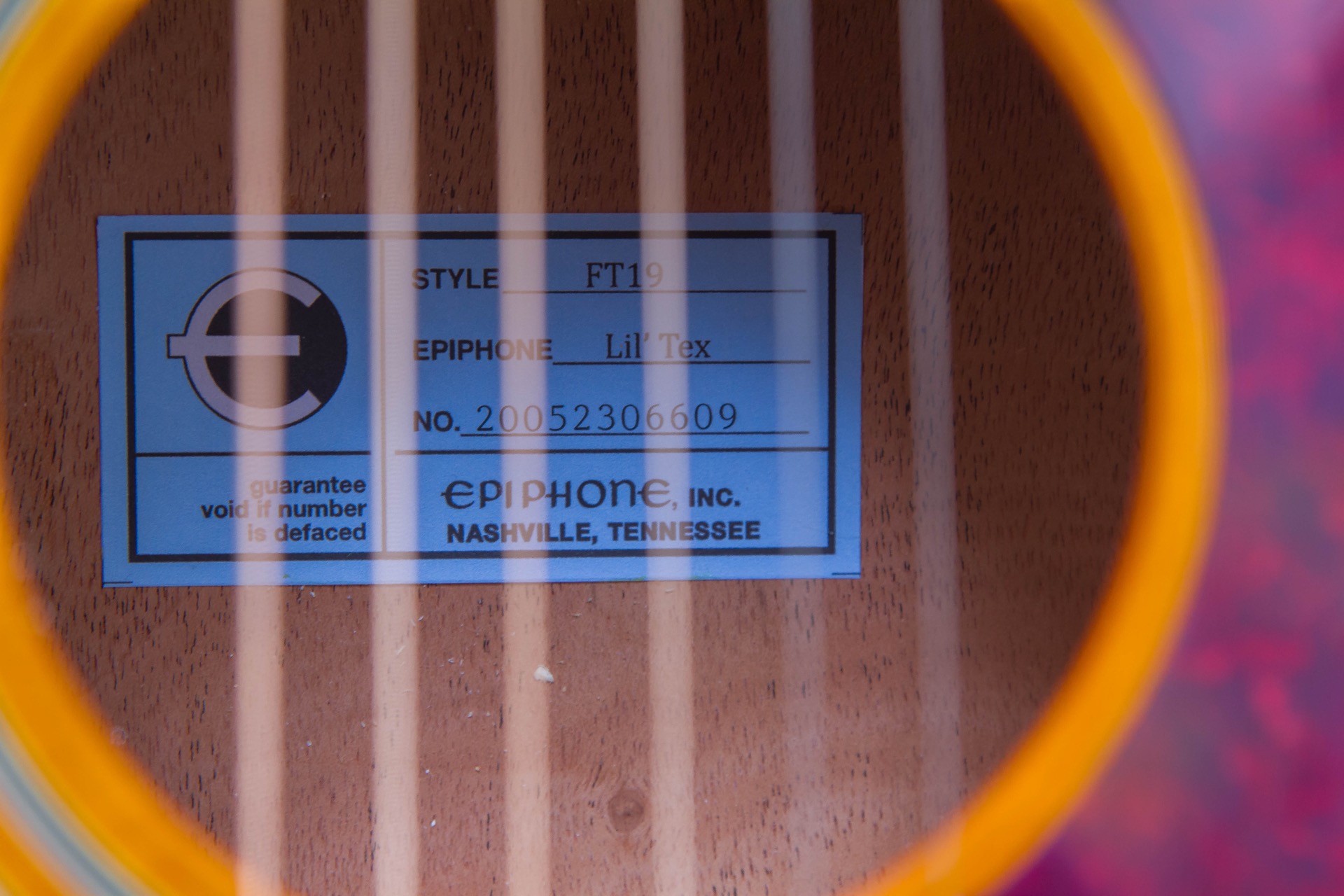 Epiphone Lil' Tex : Lil'Tex-9