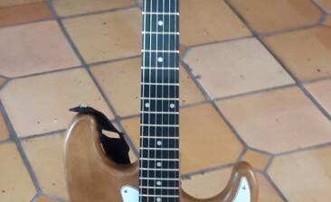 The Guitar Kit Fabric Guitar Kit - Type Strat, Chrome, Aulne