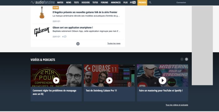 Audiofanzine : AF-Homepage-05 Audiofanzine : AF-Homepage-05