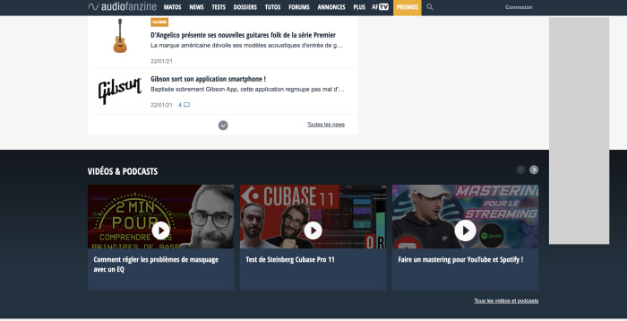 Audiofanzine : AF-Homepage-05 Audiofanzine : AF-Homepage-05