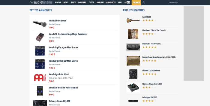 Audiofanzine : AF-Homepage-08 Audiofanzine : AF-Homepage-08