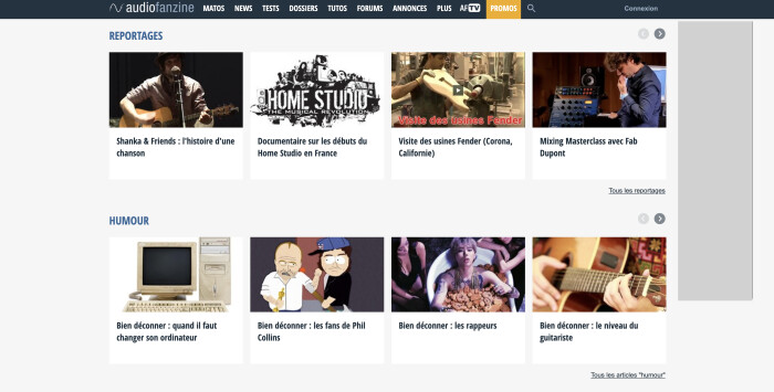 Audiofanzine : AF-Homepage-010 Audiofanzine : AF-Homepage-010