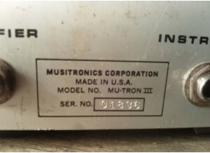 Musitronics Corp. Mu-Tron III (79861)