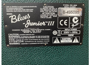 Fender Blues Junior III "Emerald Green" (26806)