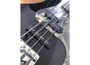 Squier Black and Chrome Standard Precision Bass