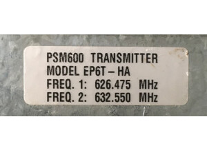 Shure PSM 600 (37127)