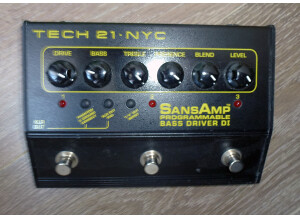 Tech 21 SansAmp Bass Driver DI Programmable (72418)