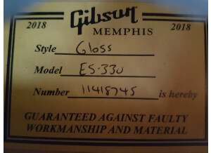 Gibson ES-330 2018 (66601)