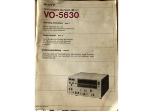 Sony VO-5630