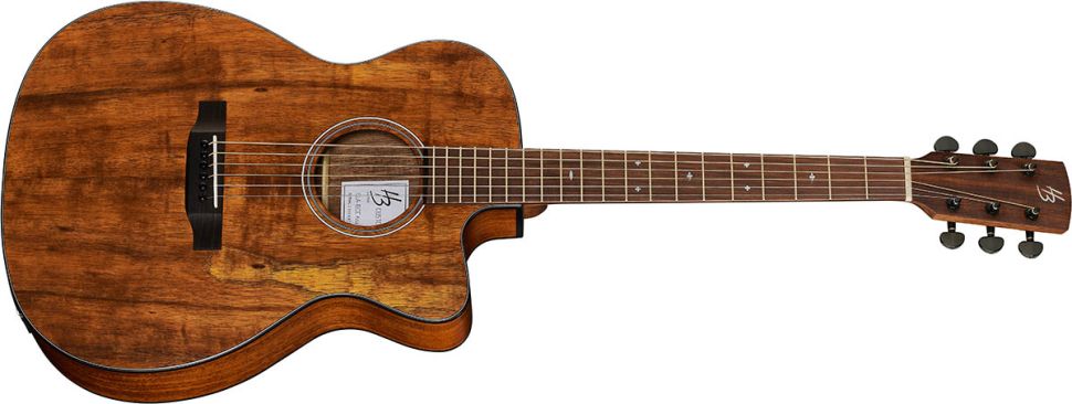 CLA-15CE Flamed Koa