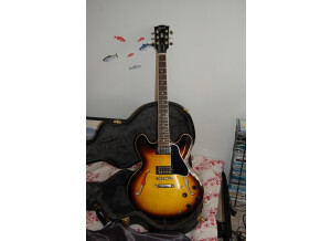 Gibson ES-335 Dot Reissue Plain Top Custom Shop - Vintage Sunburst