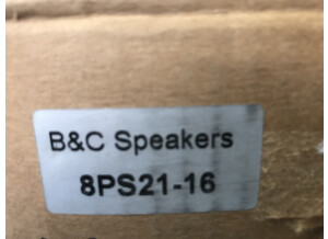 B&C Speakers 8PS21