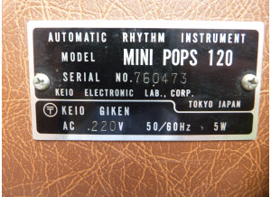 Korg Mini Pops 120P