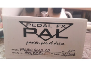 Pedal Pal FX PAL 800 GOLD Overdrive (66622)