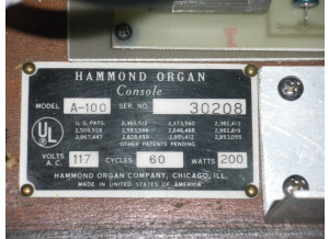 Hammond A100 (71355)