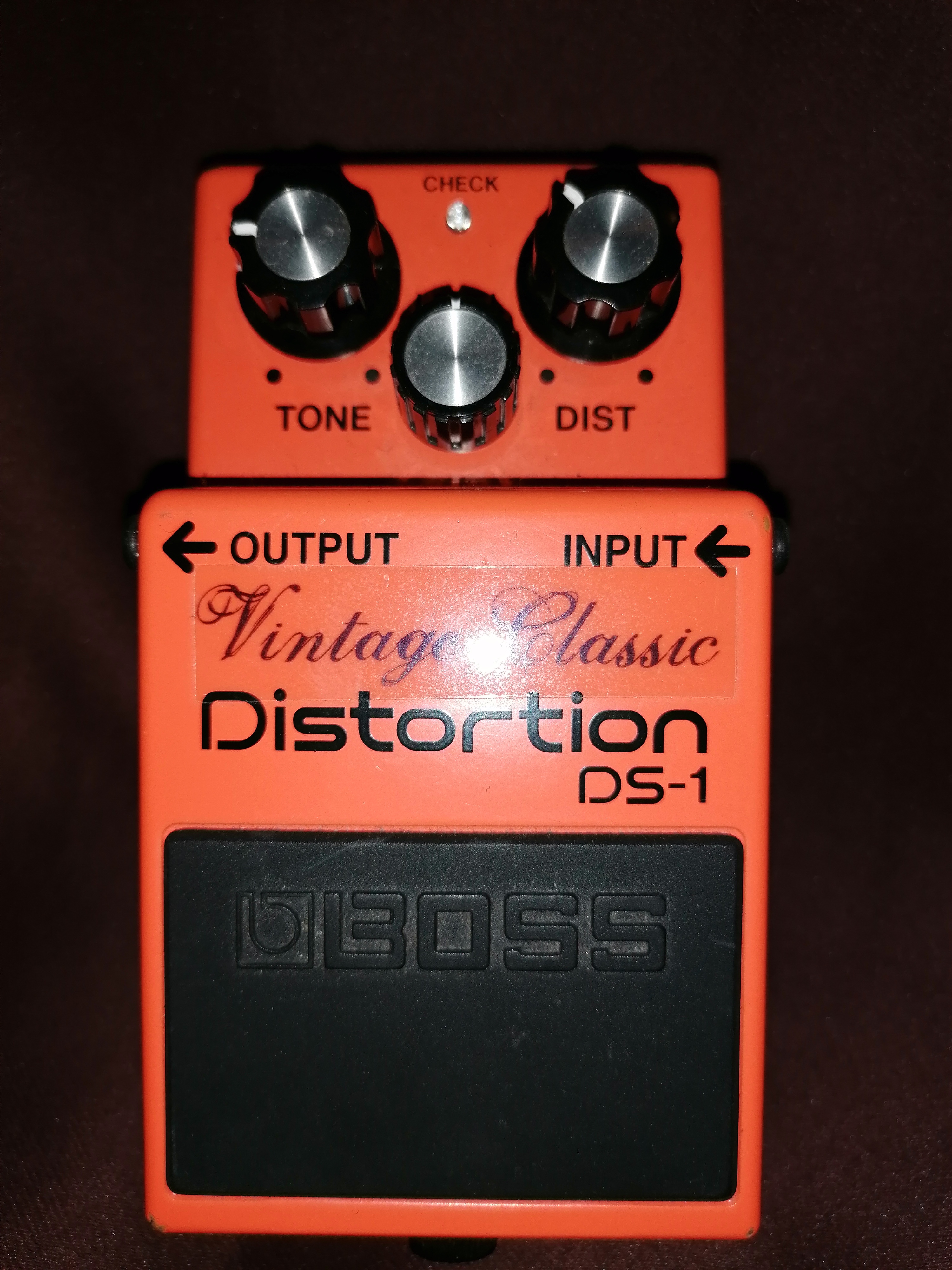 Boss DS-1 Distortion - Vintage Classic - Modded by MSM Workshop