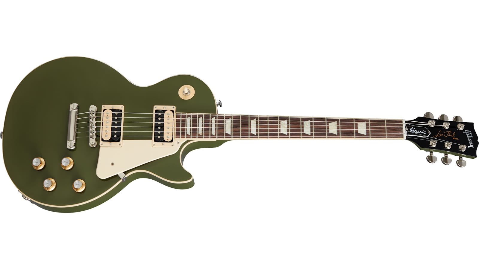 Gibson-Olive-Drab-Les-Paul-Classic