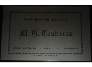 Contreras Guitara de Estudio (3427)