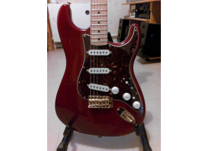 Fender [Deluxe Series] Players Strat - Crimson Red Transparent Maple