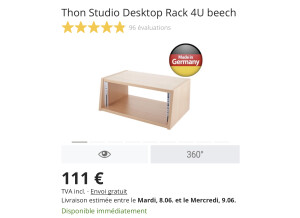Thon Studio Desktop Rack 4U (8408)
