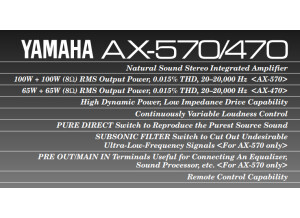 Yamaha AX-570