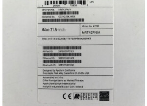 Apple Imac 21,5" Retina 4K 2019 Intel Core i5 six coeurs